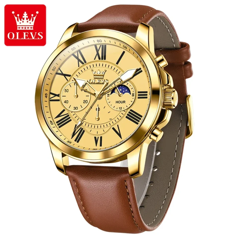 Olevs Men's Watch 3632 - Image 11