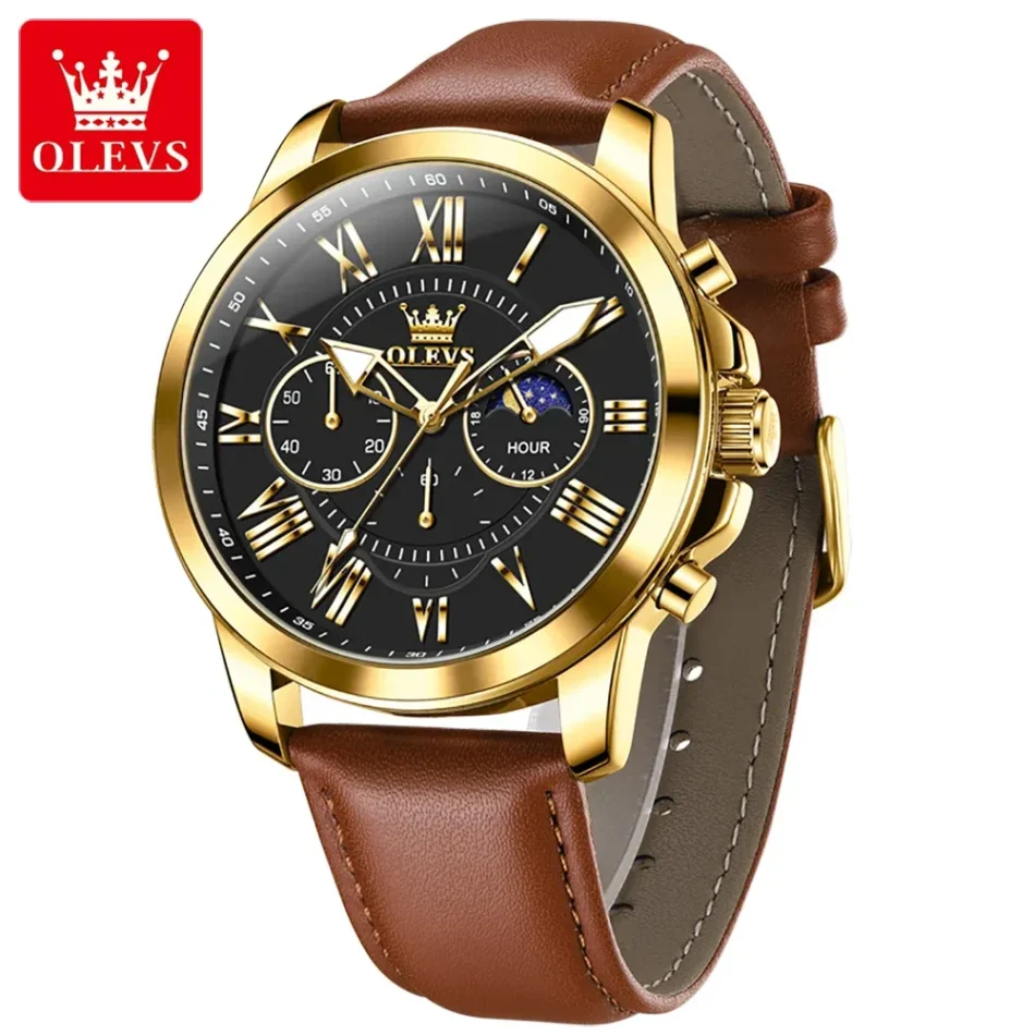 Olevs Men's Watch 3632 - Image 12