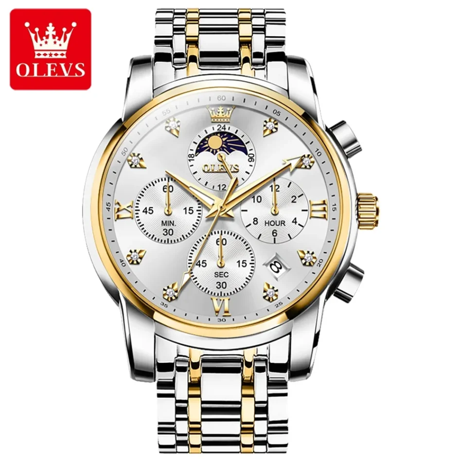 Olevs Men's Watch 3655 - Image 10