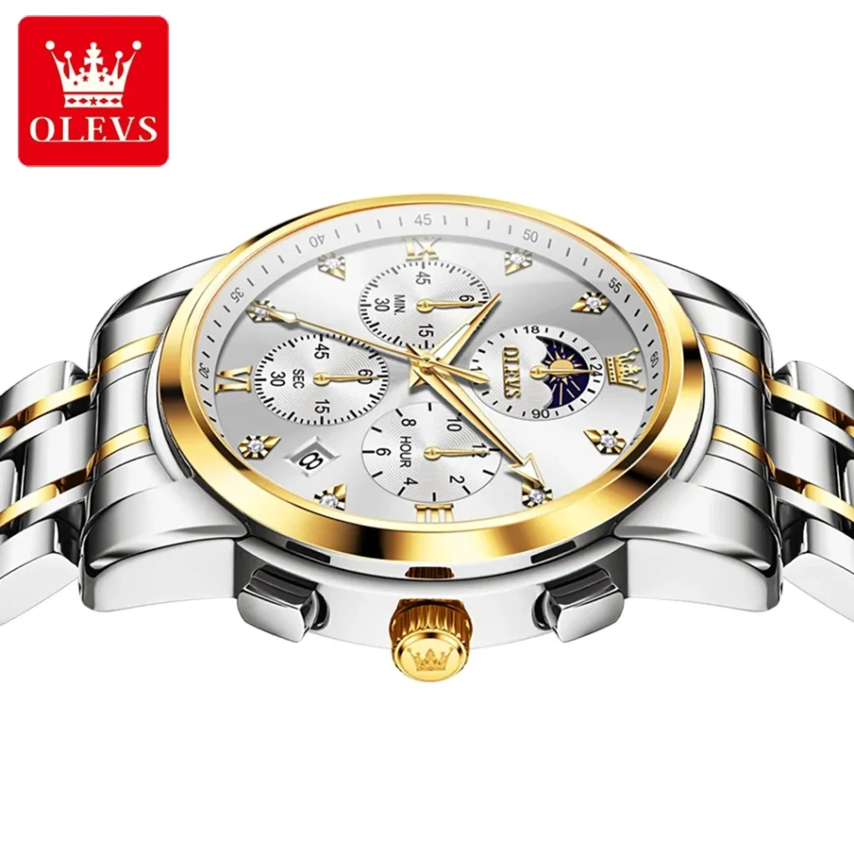 Olevs Men's Watch 3655 - Image 2