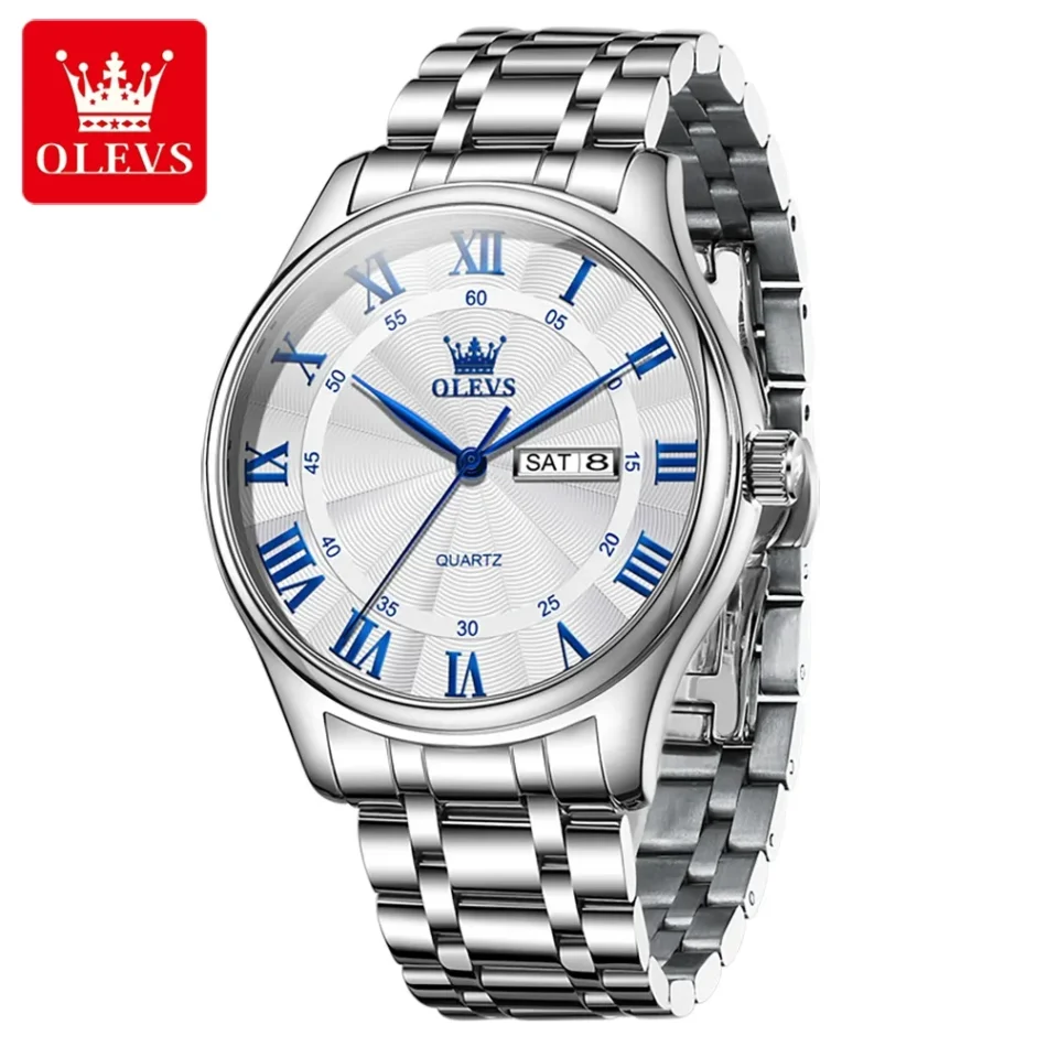 Olevs Men's Watch 3663 - Image 6