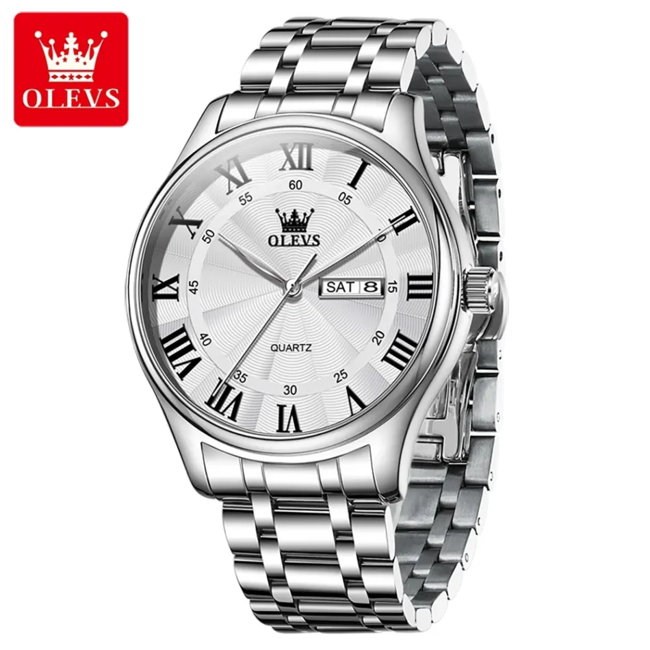 Olevs Men's Watch 3663 - Image 7