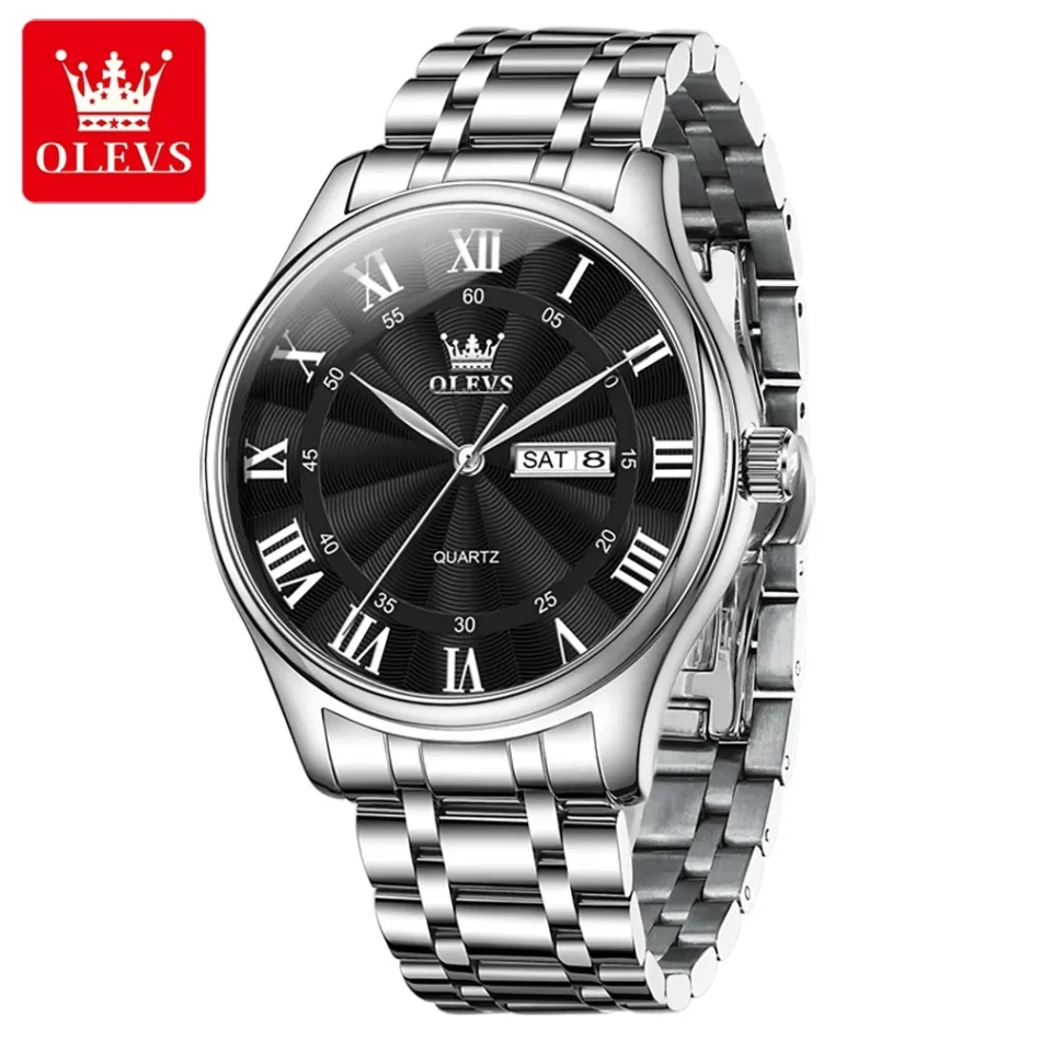 Olevs Men's Watch 3663 - Image 9