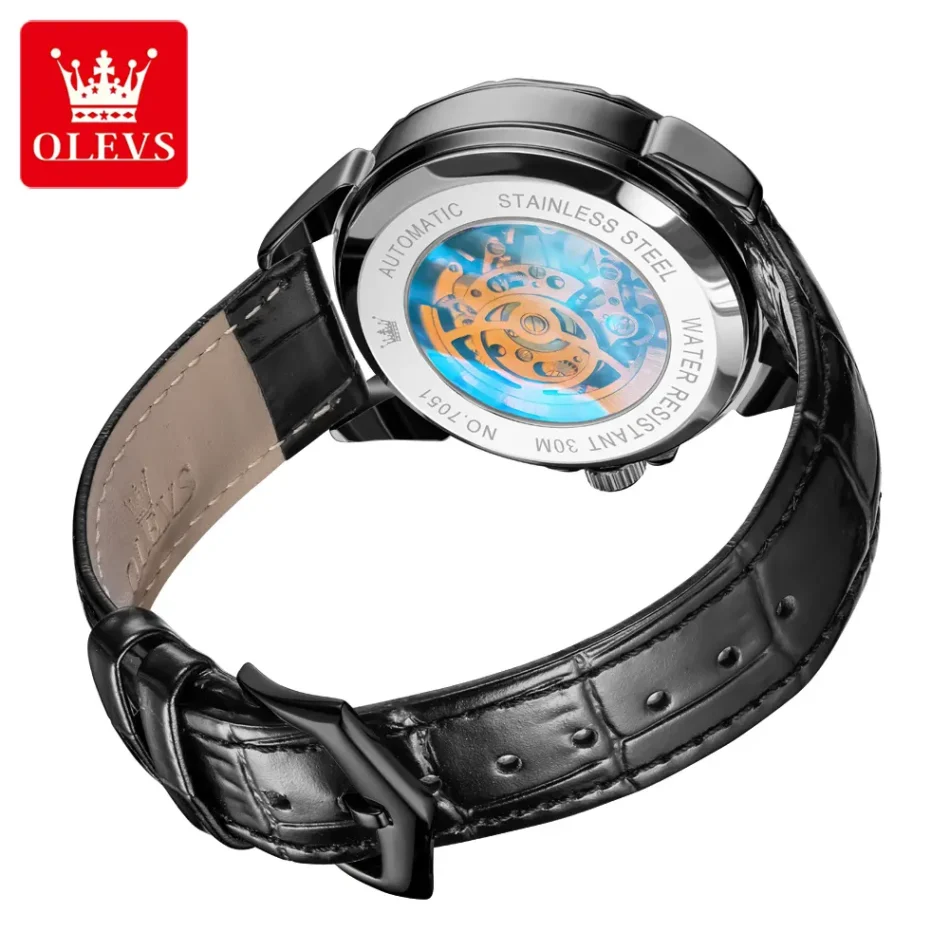 Olevs Men's Watch 7051 - Image 3