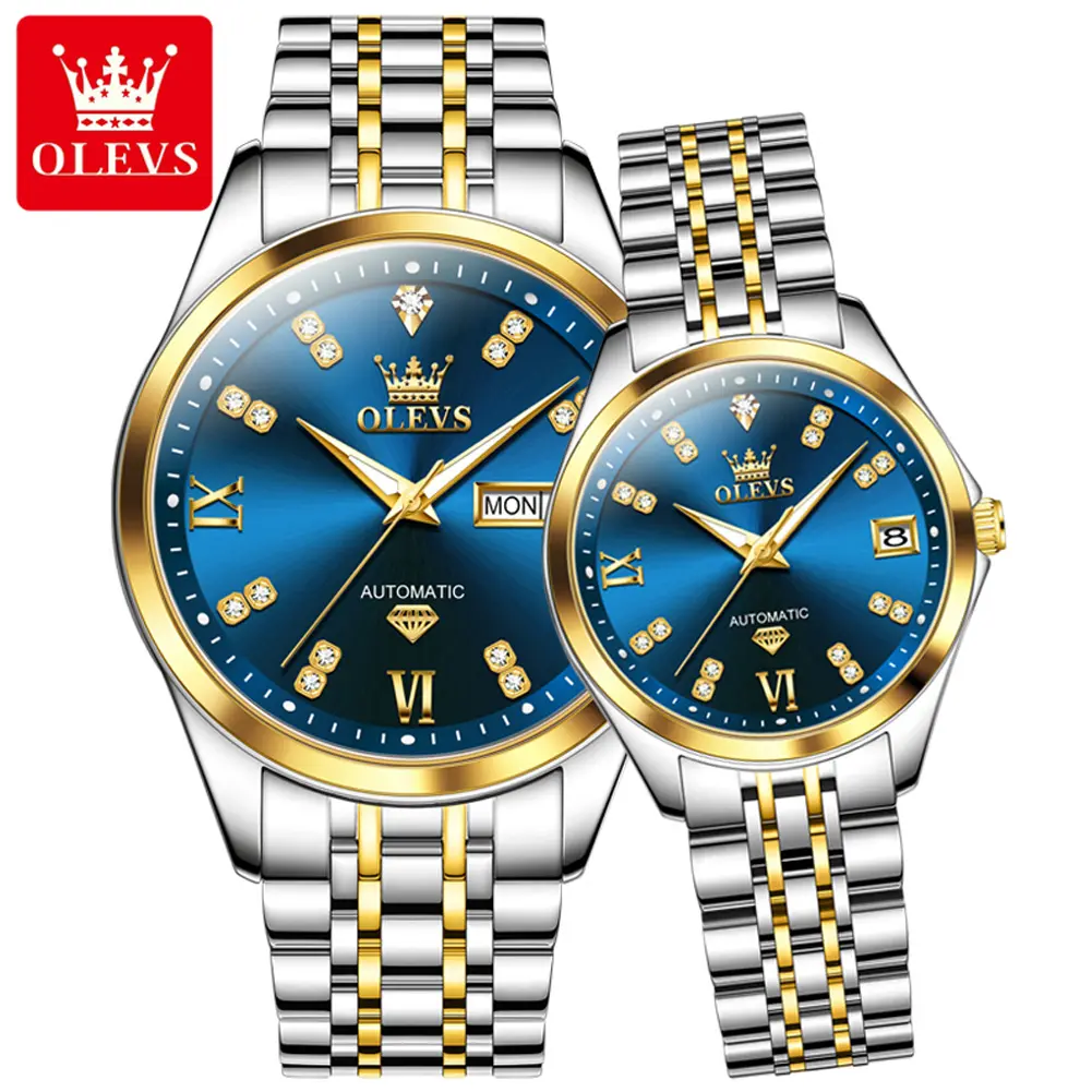 Olevs Couple Watch 9801