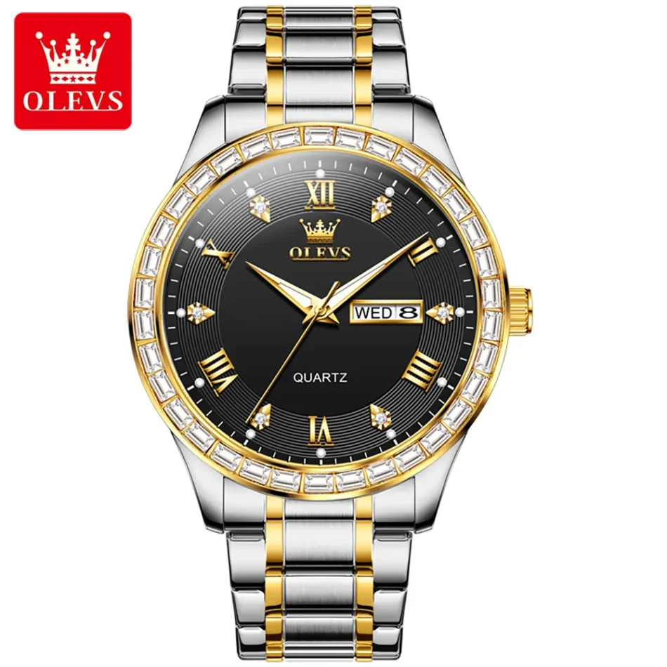 Olevs Men's Watch 9906 - Image 9