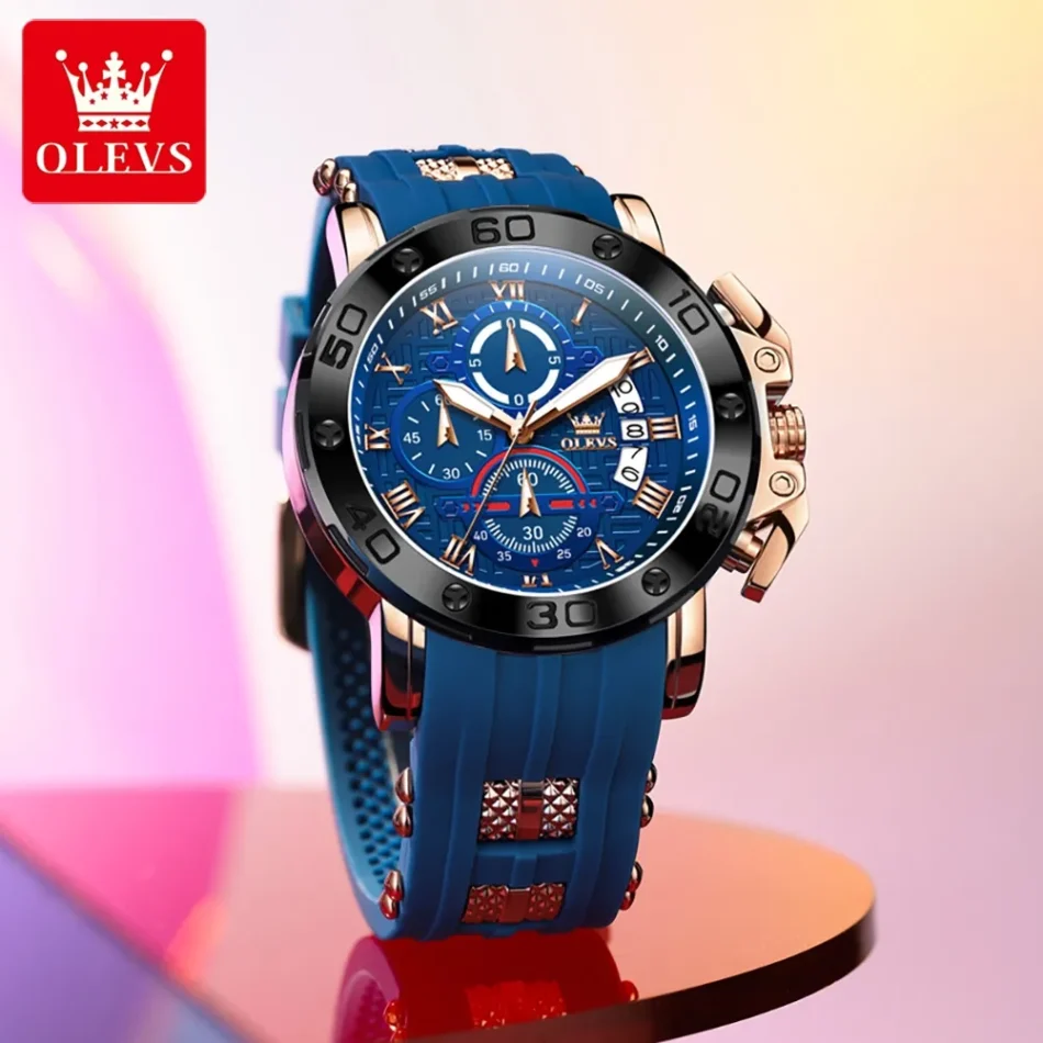 Olevs Men's Watch 9986 - Image 3