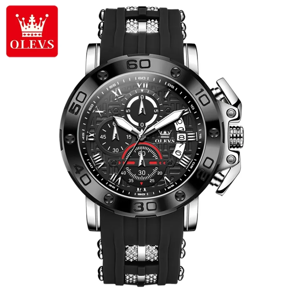 Olevs Men's Watch 9986 - Image 7