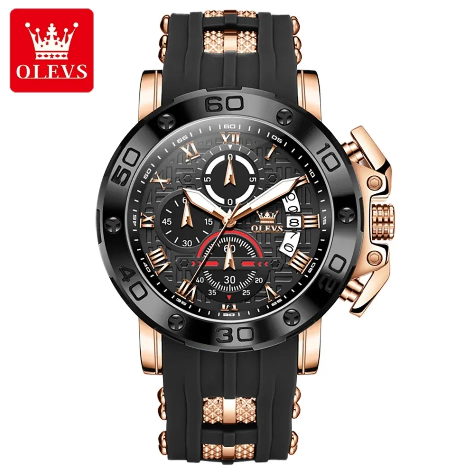 Olevs Men's Watch 9986 - Image 8