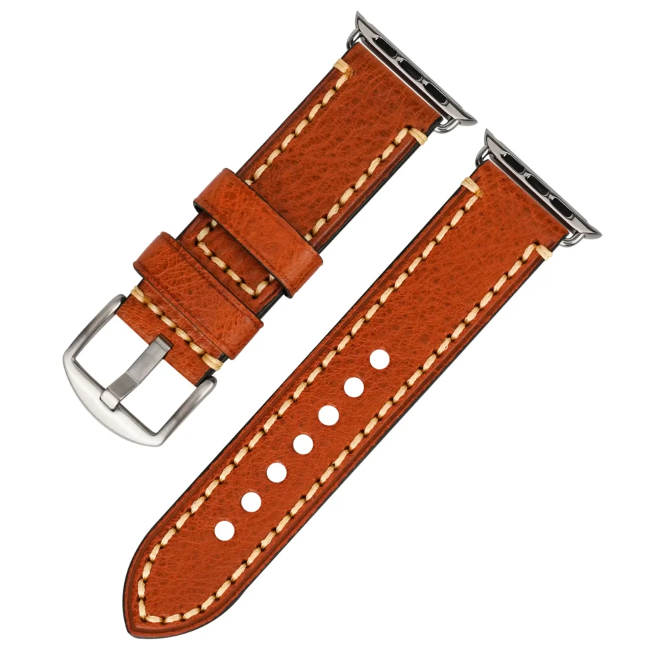 Classic Leather Apple Watch Band - Image 3