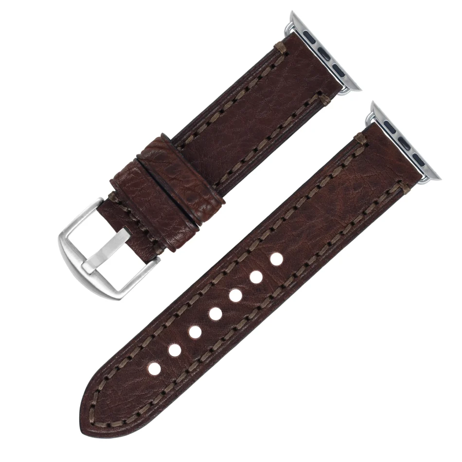 Classic Leather Apple Watch Band - Image 4