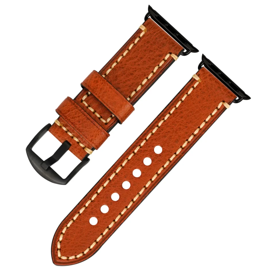 Classic Leather Apple Watch Band - Image 7