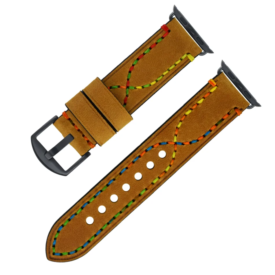 Vintage Leather Apple Watch Band - Image 13