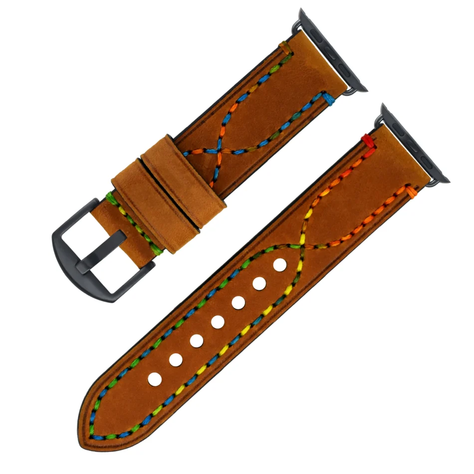 Vintage Leather Apple Watch Band - Image 17