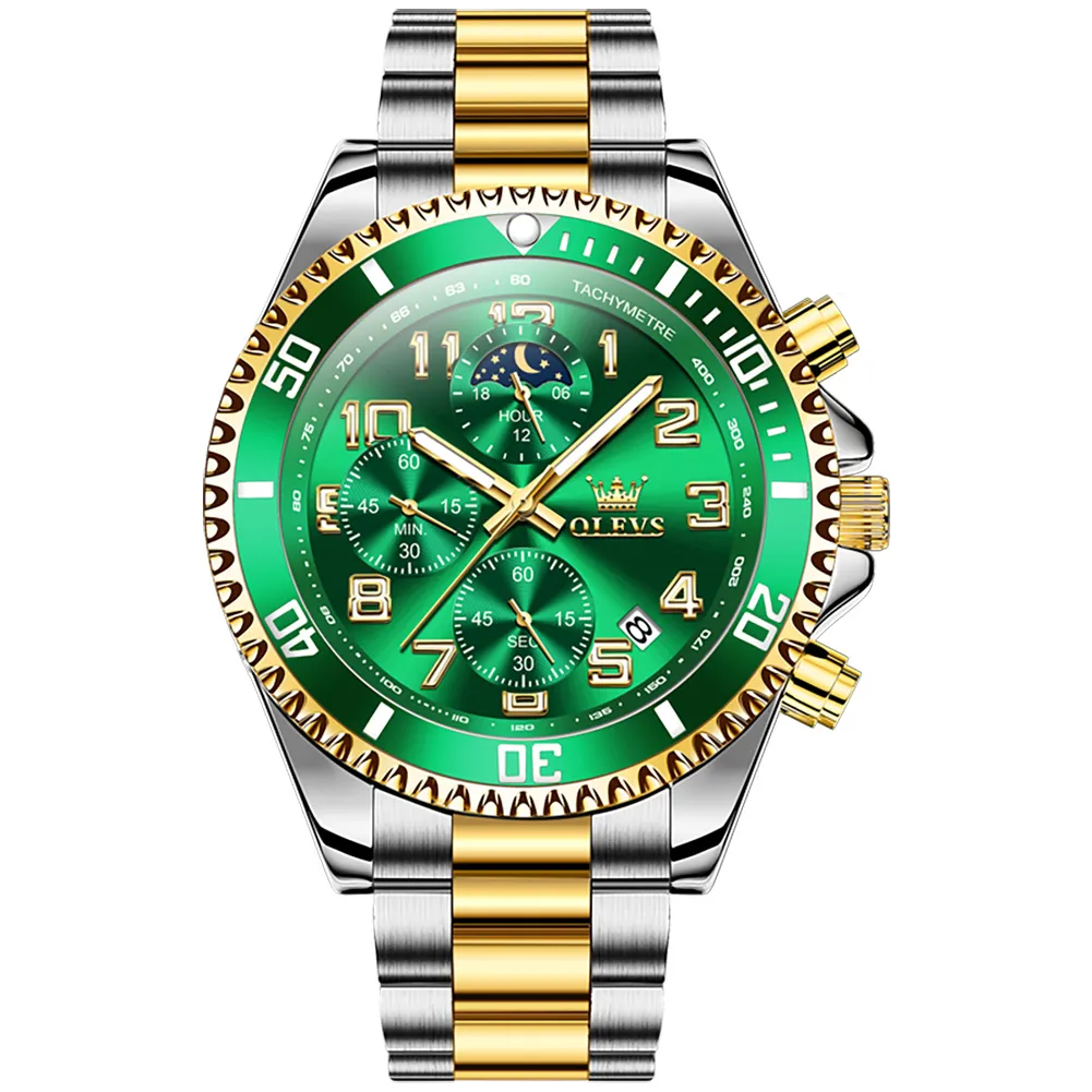 o486 アルヴス・ライター Olevs Men's Watch 2926 - 43mm, Quartz Watch, 8 Colors | Olevsstore.com