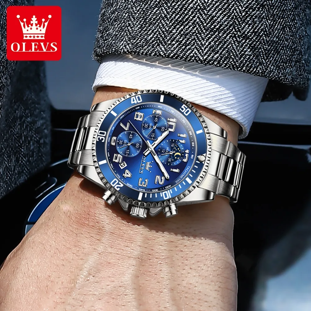 Olevs Men's Watch 2926 - Image 2