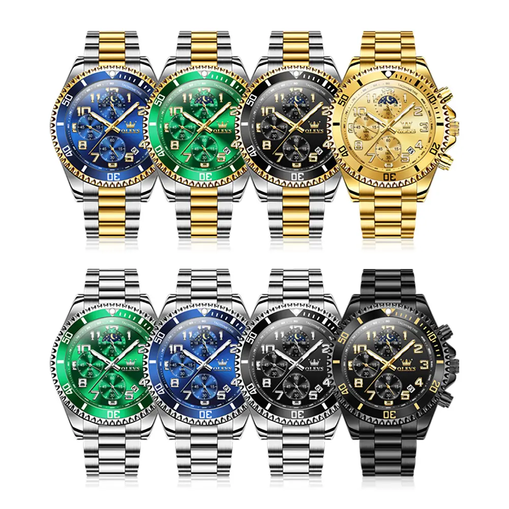 Olevs Men's Watch 2926 - Image 4