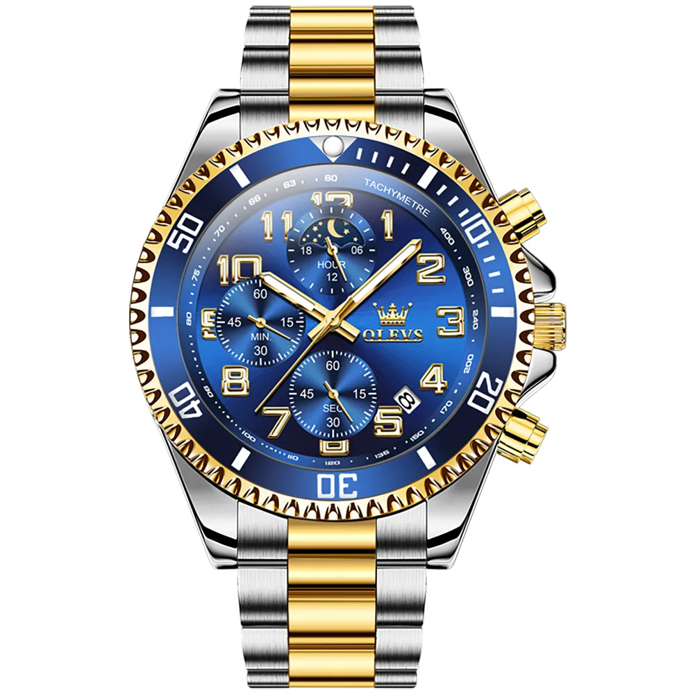 Olevs Men's Watch 2926 - Image 9
