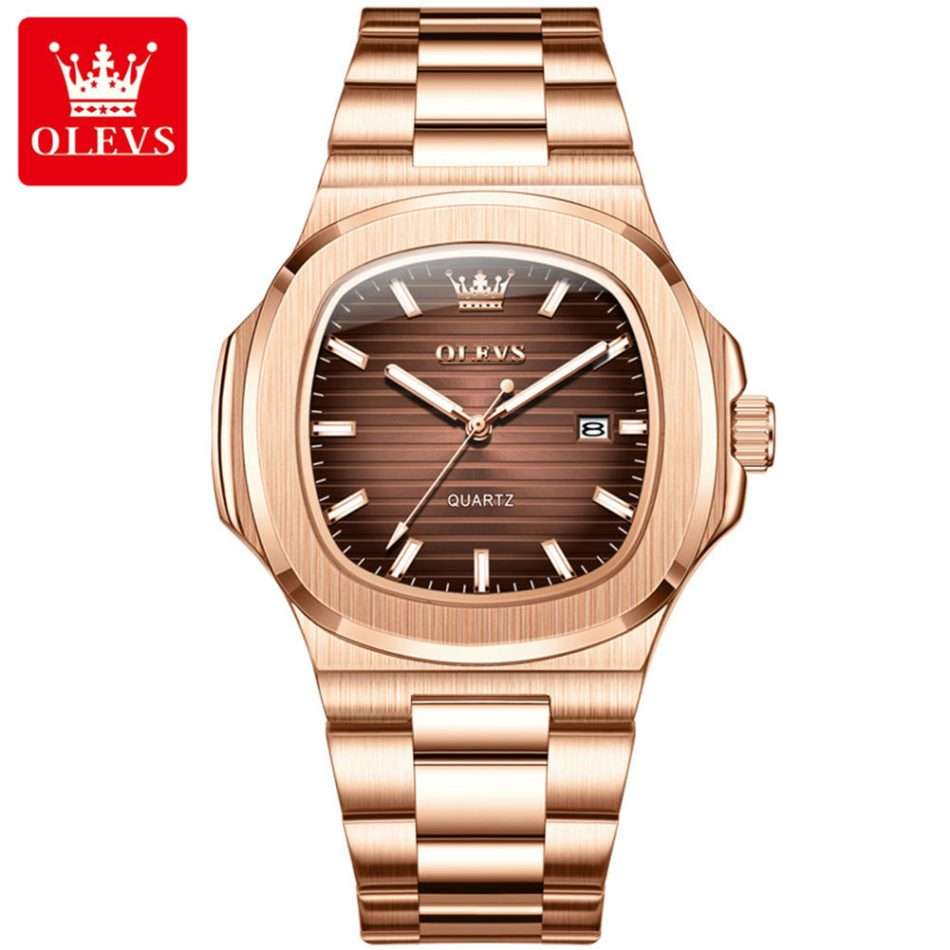 Olevs Men's Watch 3696 - 44mm, Quartz Watch, 6 Colors | Olevsstore.com