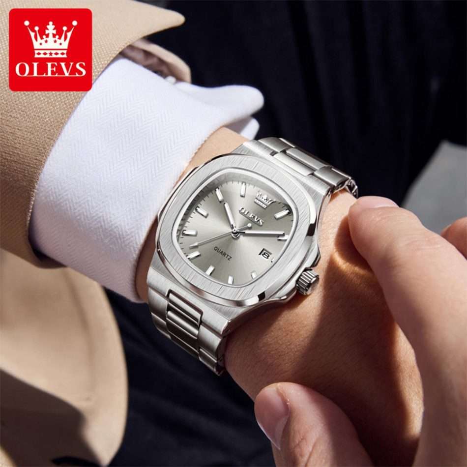 Olevs Men's Watch 3696 - 44mm, Quartz Watch, 6 Colors | Olevsstore.com