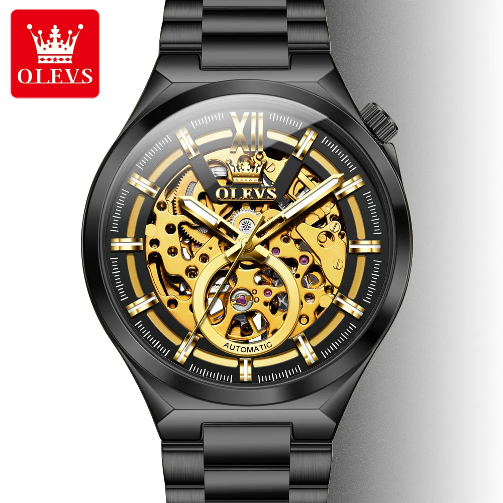 Olevs Men's Watch 6722 - Image 7
