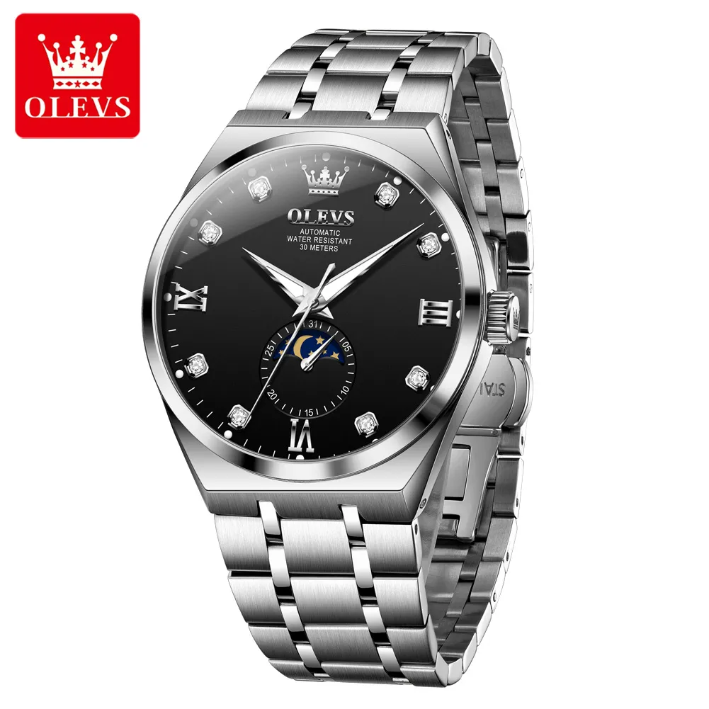 Olevs Men's Watch 7069 - 41mm, Mechanical Watch, 5 Colors