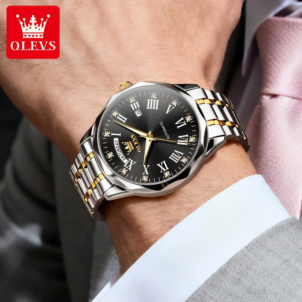 Olevs Men's Watch 6780 - Image 3