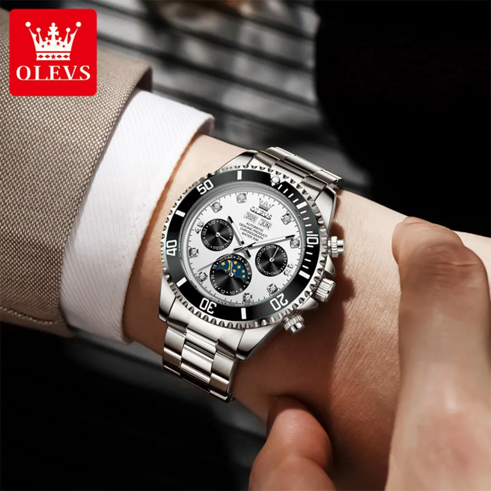 Olevs Men's Watch 6729 - Image 2