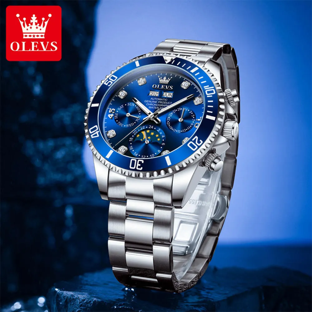 Olevs Men's Watch 6729 - Image 4