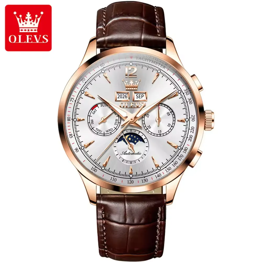 Olevs Men's Watch 7128 - Image 11