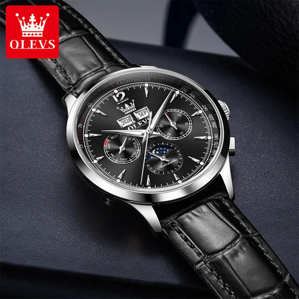 Olevs Men's Watch 7128 - Image 3
