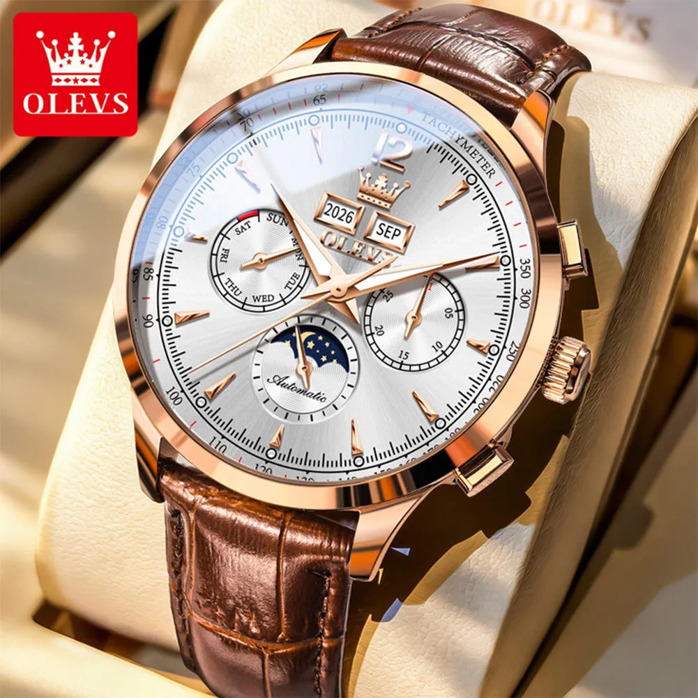 Olevs Men's Watch 7128 - Image 5