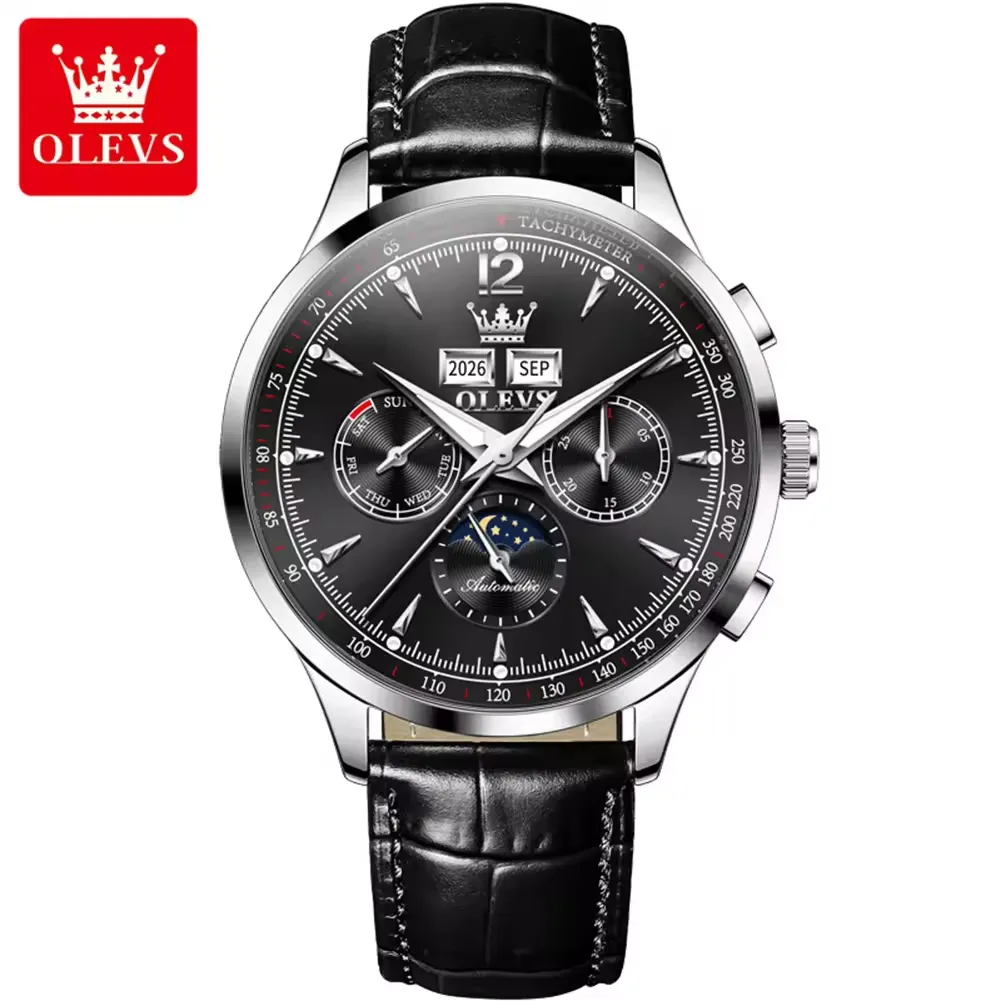 Olevs Men's Watch 7128 - Image 8