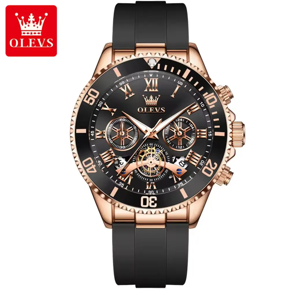 Olevs Men's Watch 3730 - Image 12