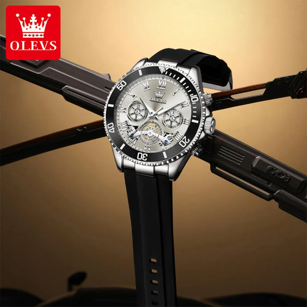 Olevs Men's Watch 3730 - Image 2