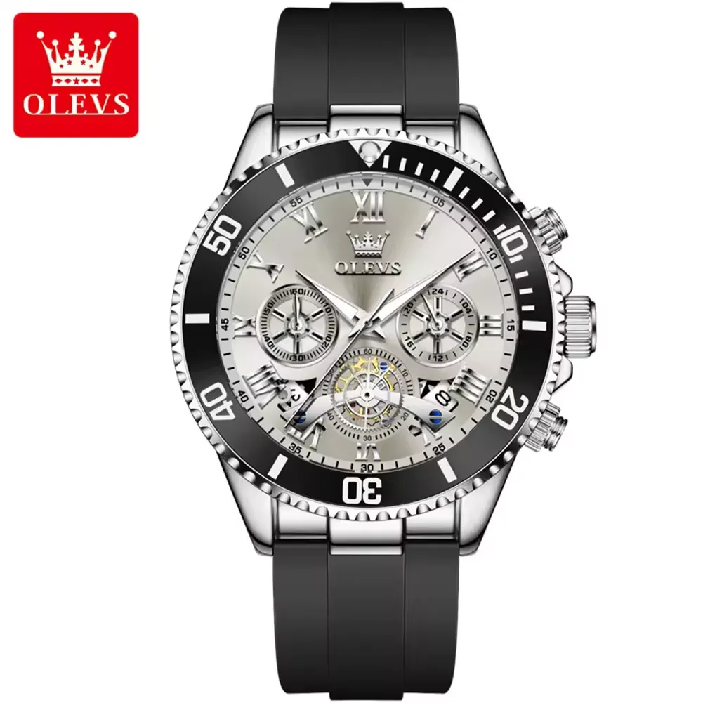 Olevs Men's Watch 3730 - Image 9