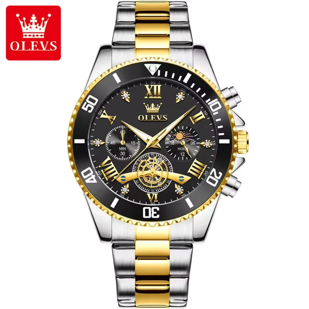 Olevs Men's Watch 3732 - Image 12
