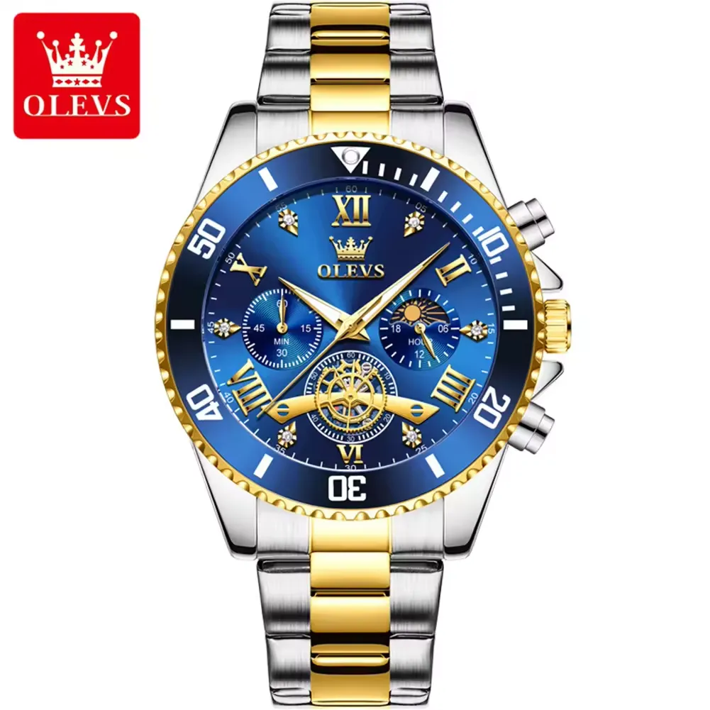 Olevs Men's Watch 3732 - Image 14