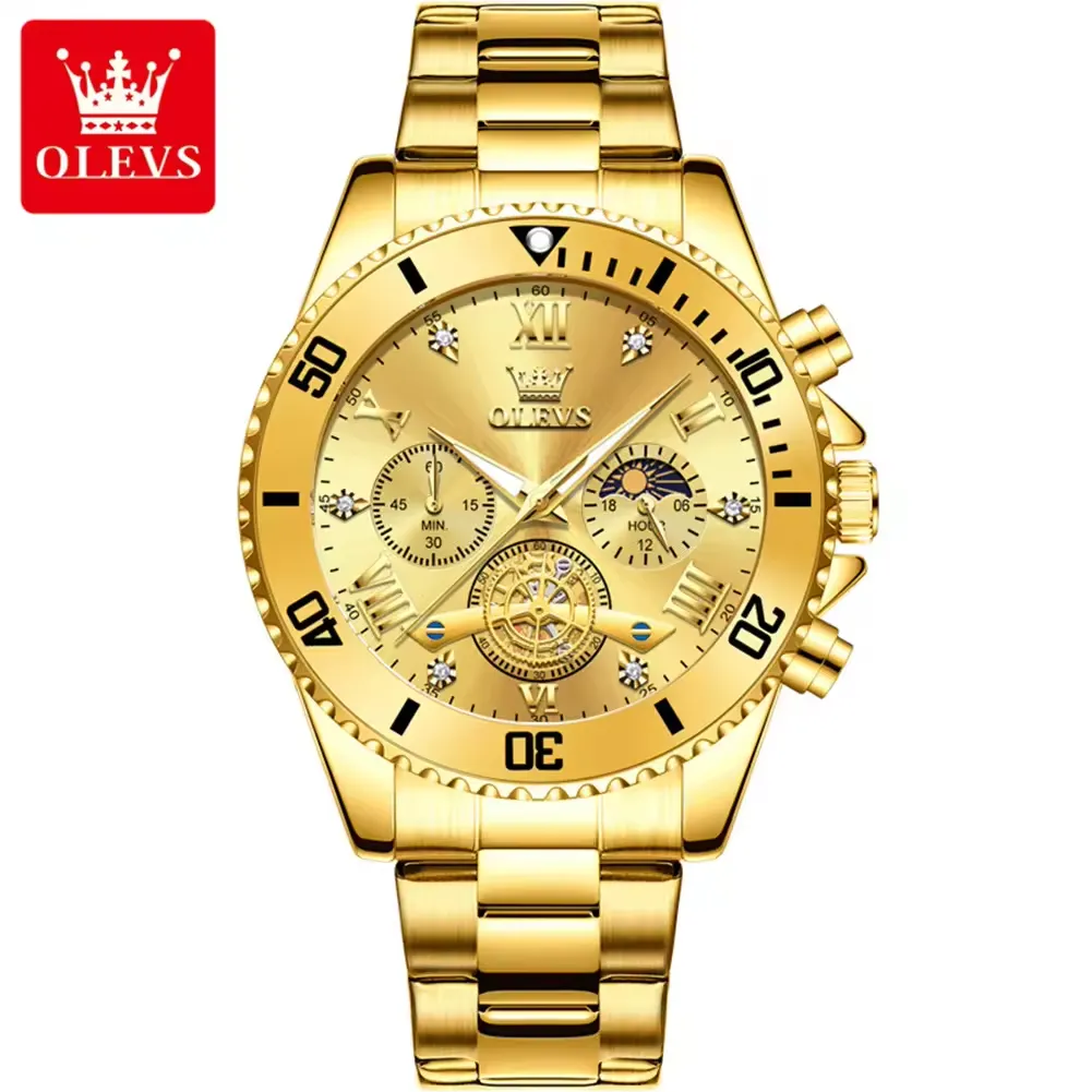 Olevs Men's Watch 3732 - Image 15