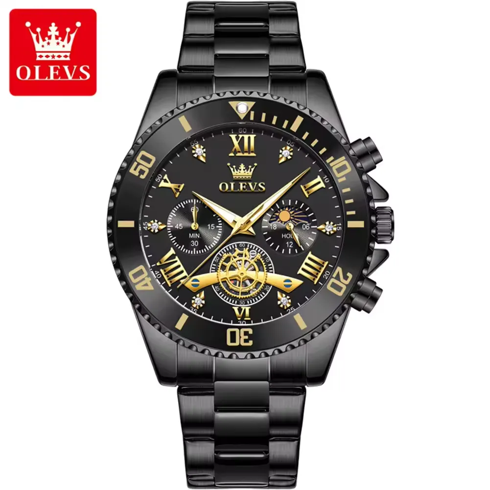 Olevs Men's Watch 3732 - Image 7