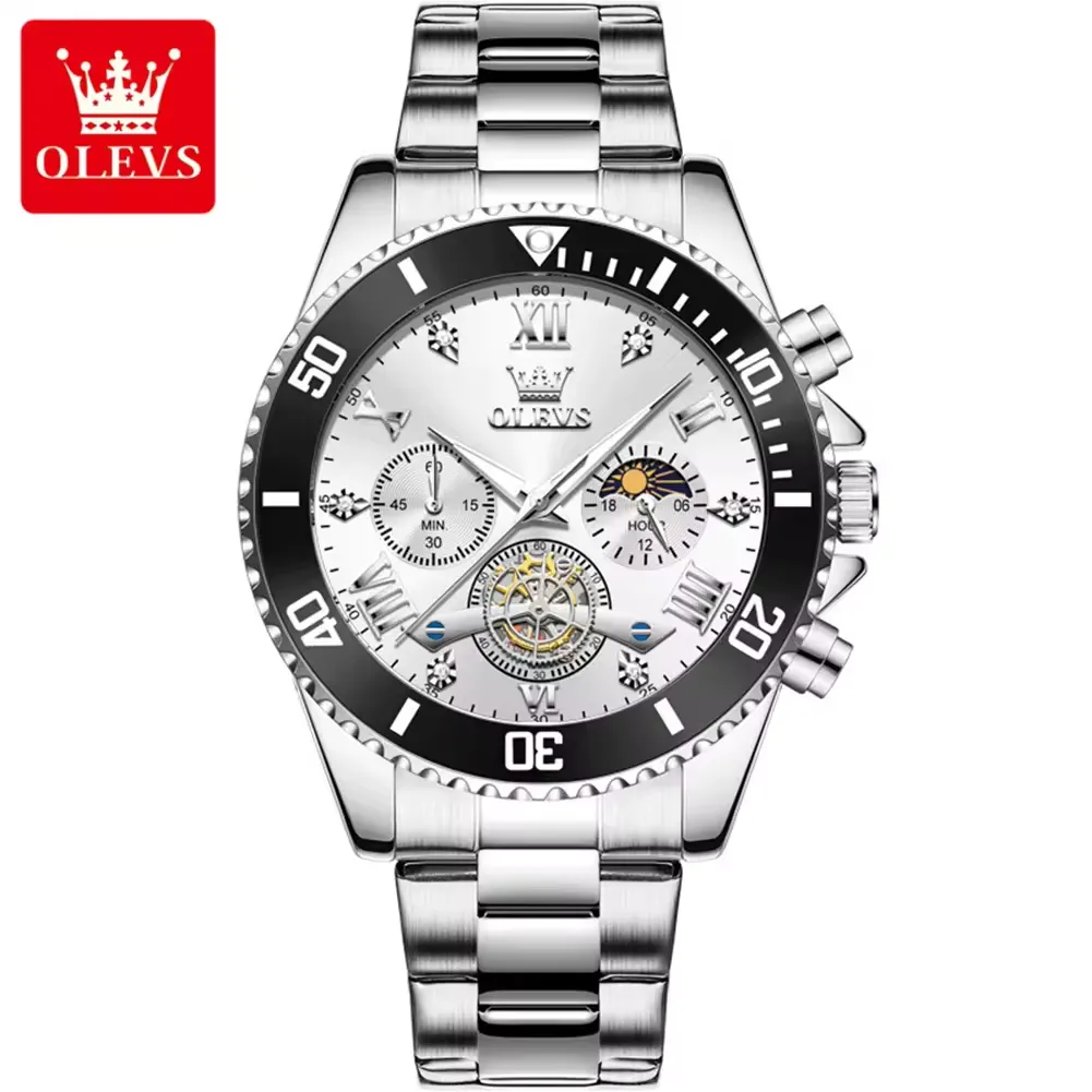 Olevs Men's Watch 3732 - Image 9