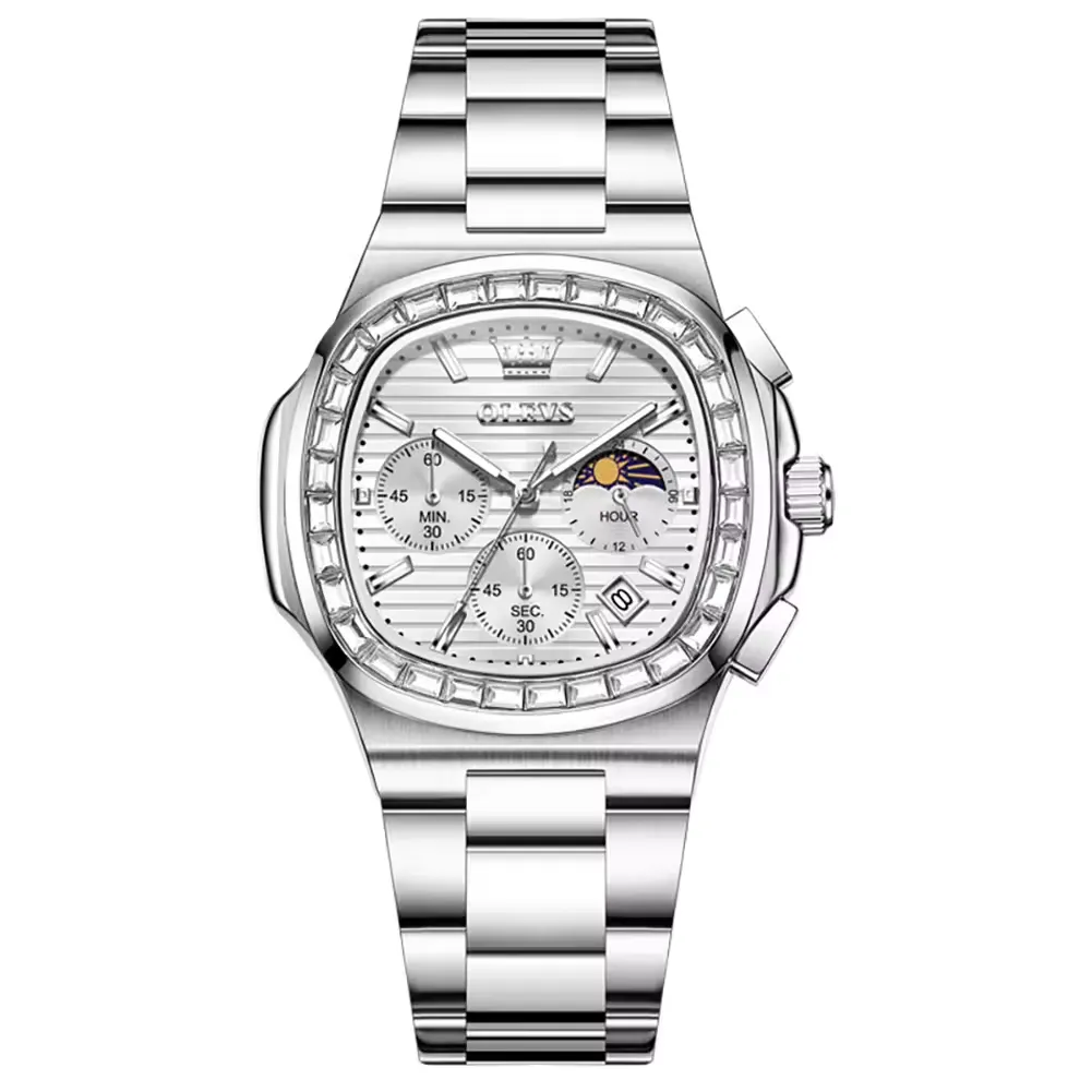 Olevs Men's Watch 3739 - Image 10