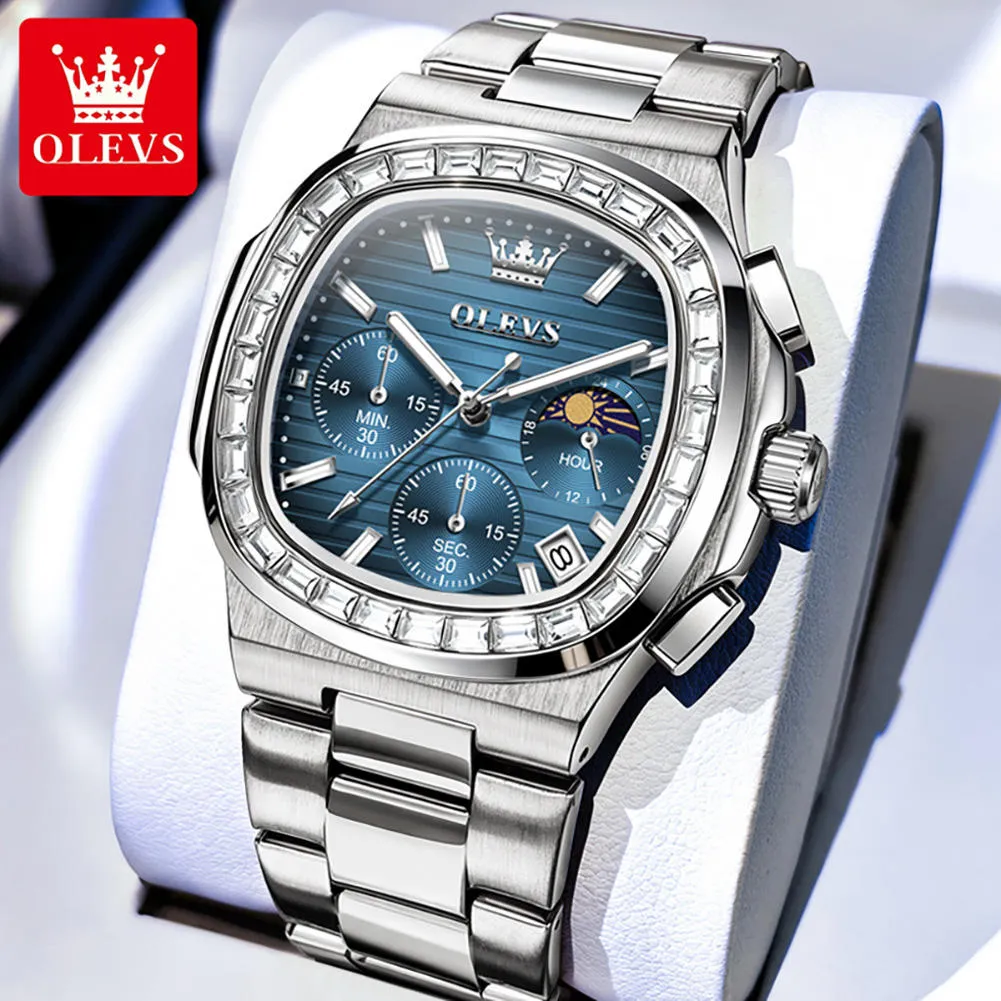 Olevs Men's Watch 3739 - Image 2