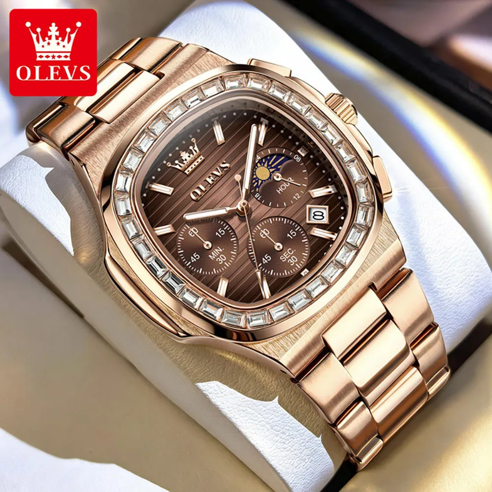 Olevs Men's Watch 3739 - Image 3