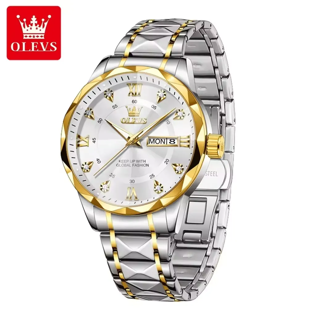 Olevs Men's Watch 5609 - Image 12