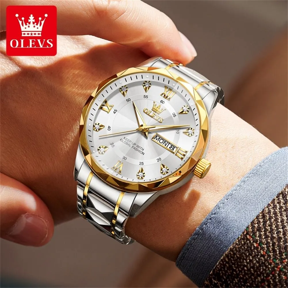 Olevs Men's Watch 5609 - Image 3