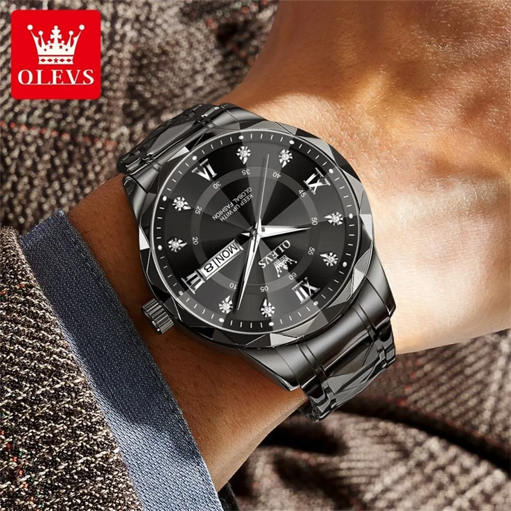 Olevs Men's Watch 5609 - Image 4