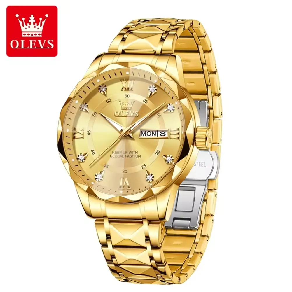 Olevs Men's Watch 5609 - Image 7