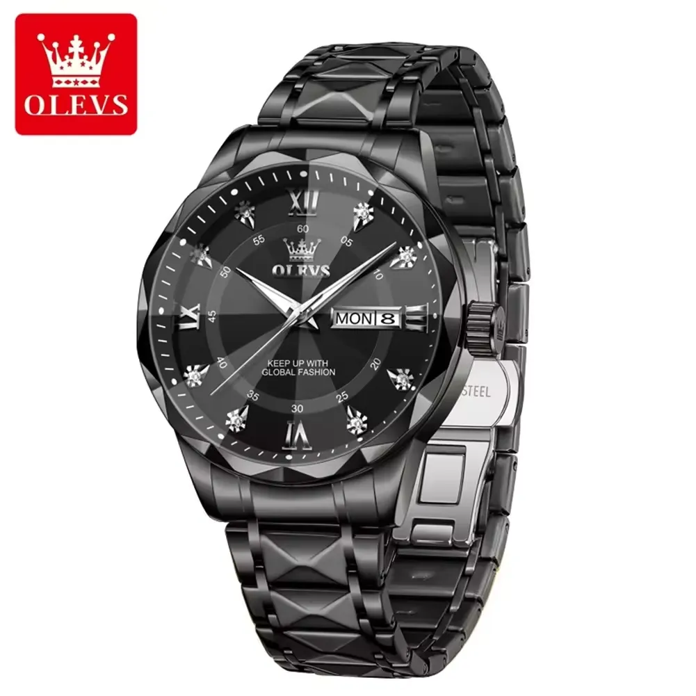 Olevs Men's Watch 5609 - Image 8