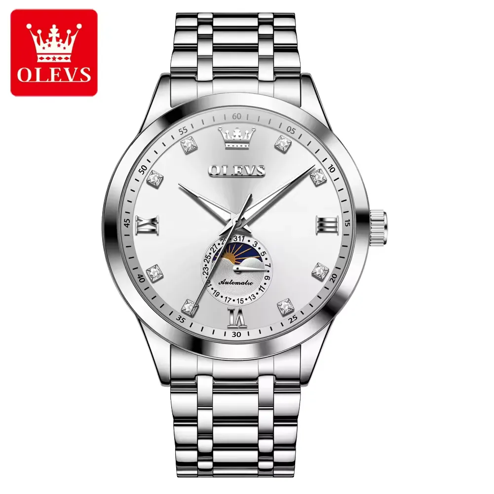Olevs Men's Watch 7041 - Image 10